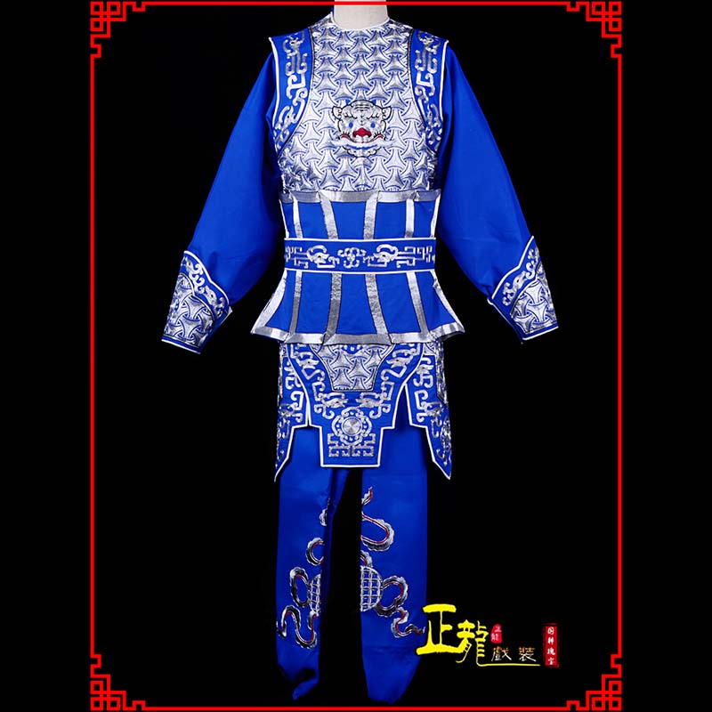 迁安武生戏服云肩侉子男兵衣