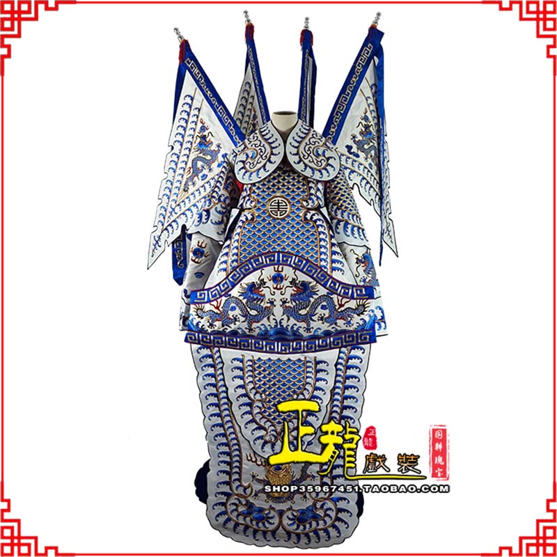 迁安武生武将大靠祥龙勾金