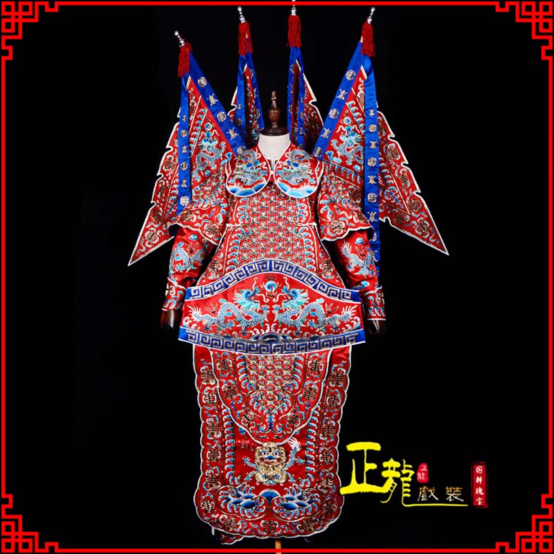 迁安武生戏服戏曲武将靠